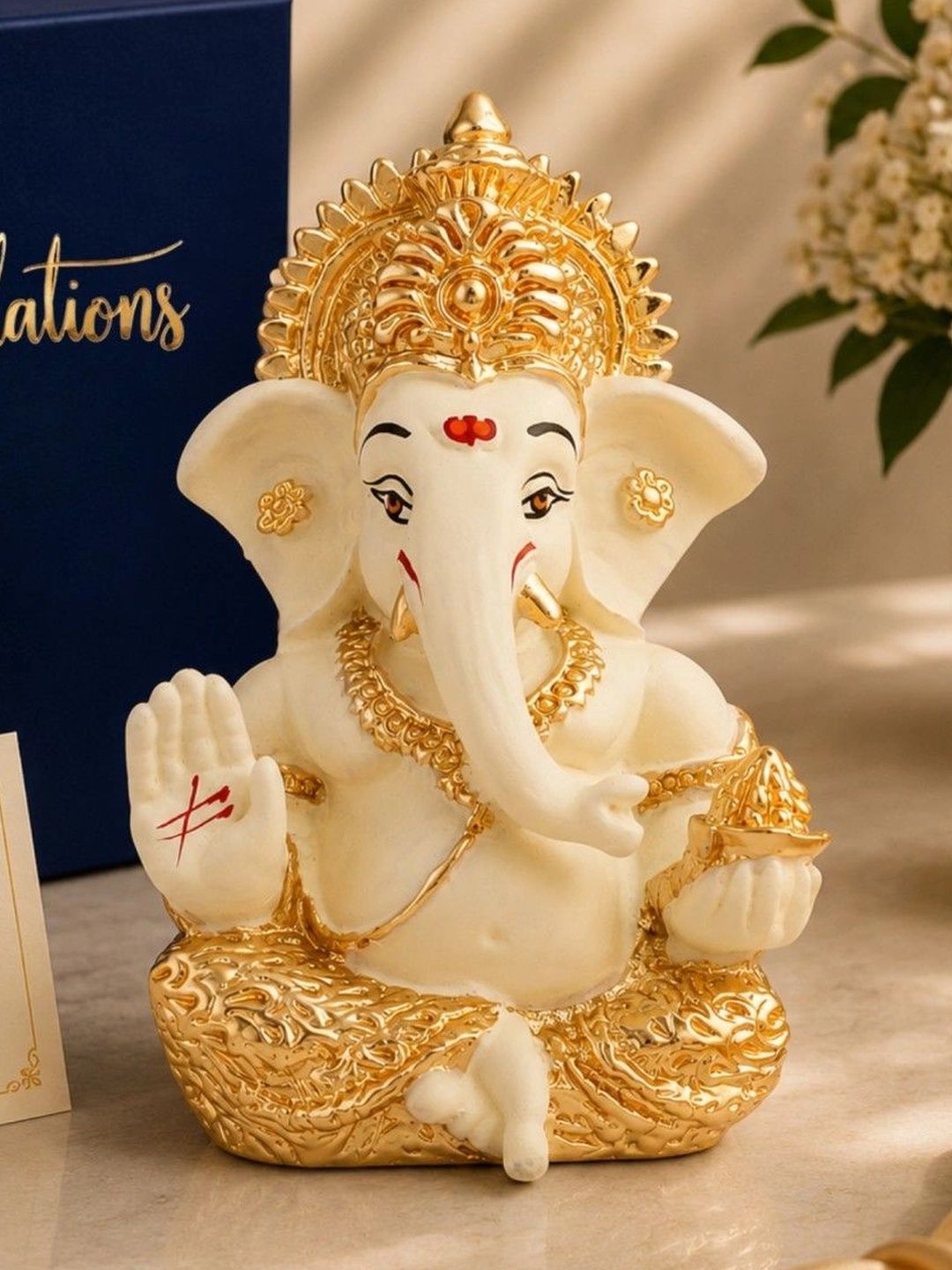 INTERNATIONAL GIFT Cream-Coloured Religious Figurine Showpiece-picture-24