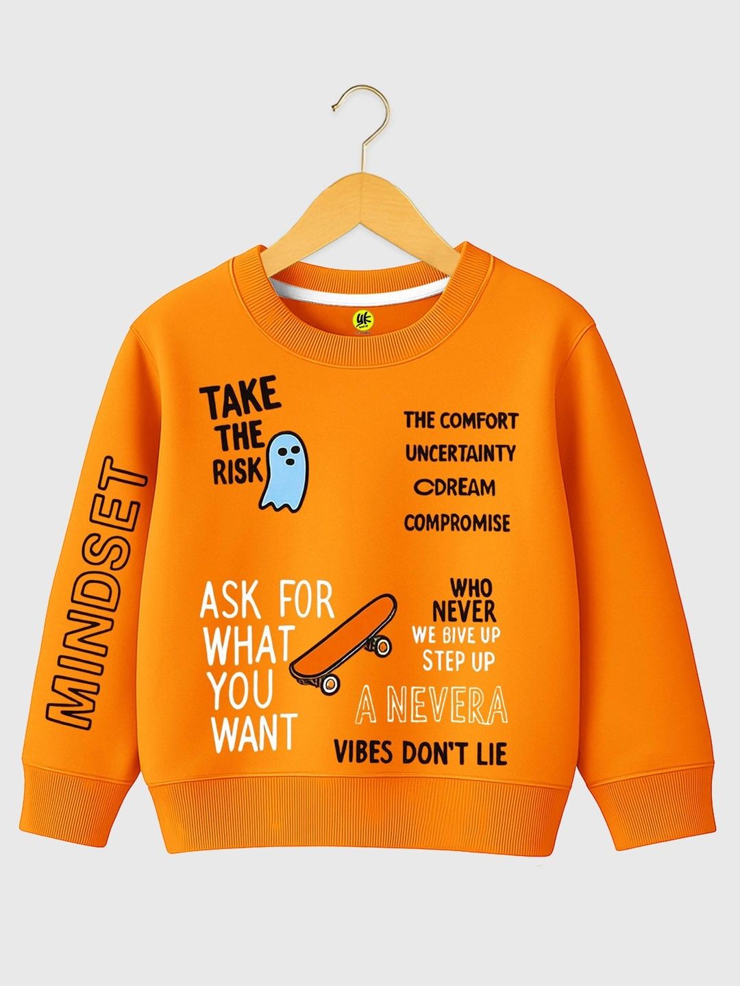 YK YK Boys Printed Sweatshirt