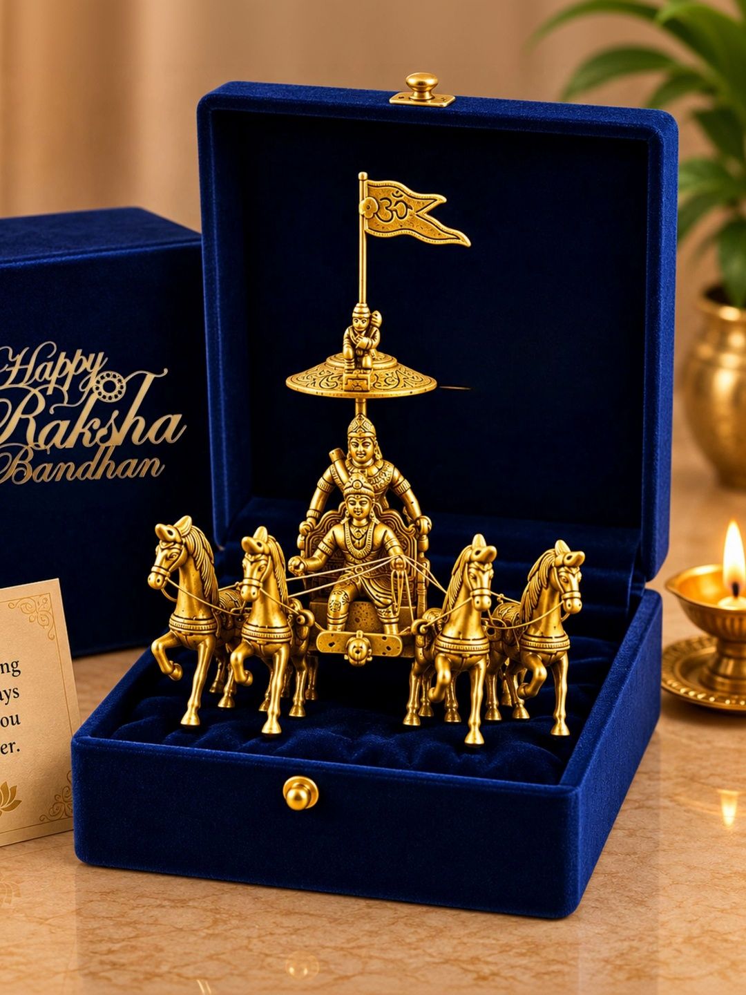 INTERNATIONAL GIFT Gold-Toned Religious Figurine Showpiece-picture-20