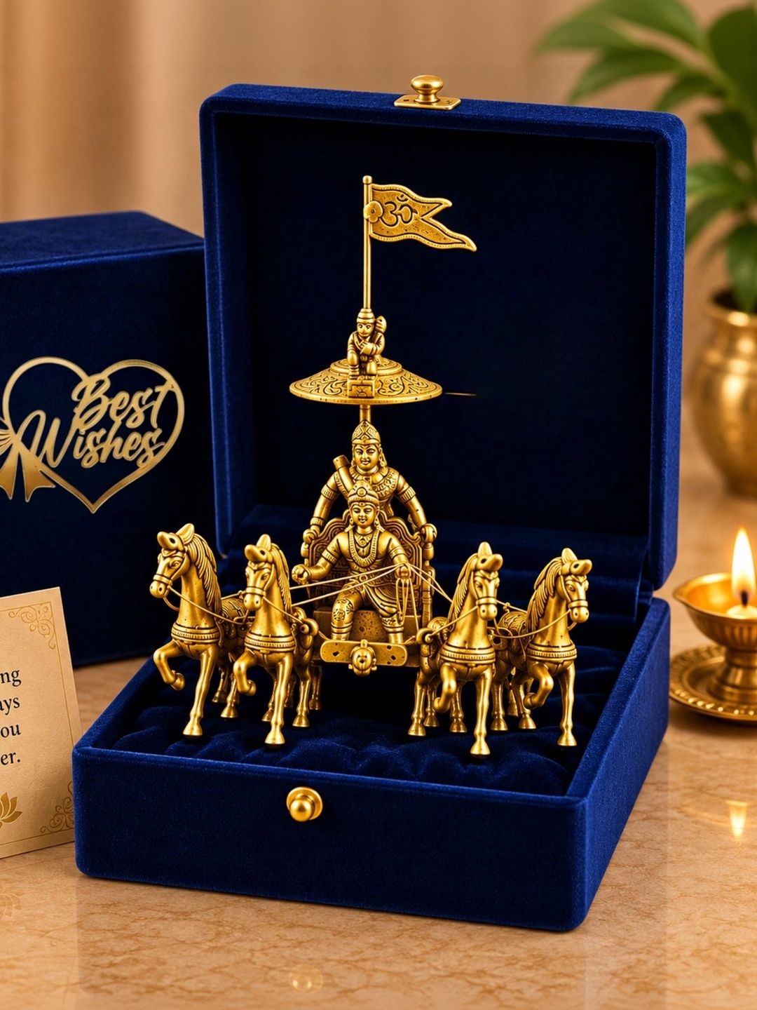 INTERNATIONAL GIFT Gold-Toned Religious Figurine Showpiece-picture-33