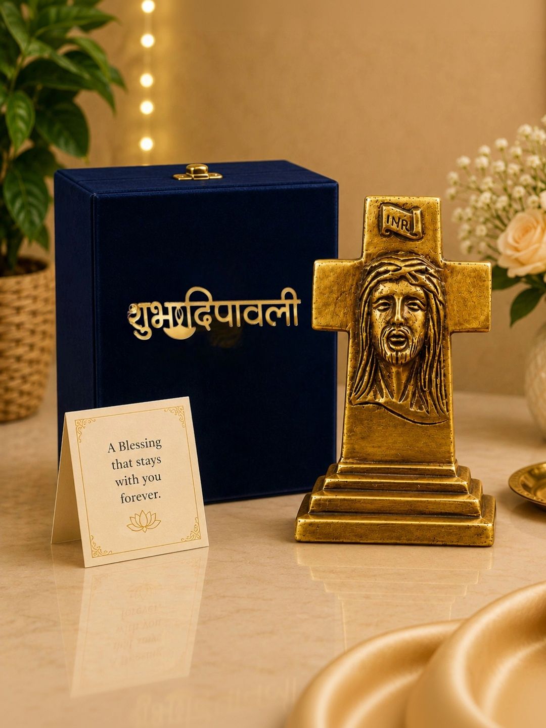 INTERNATIONAL GIFT Gold-Toned Religious Figurine Showpiece-picture-37