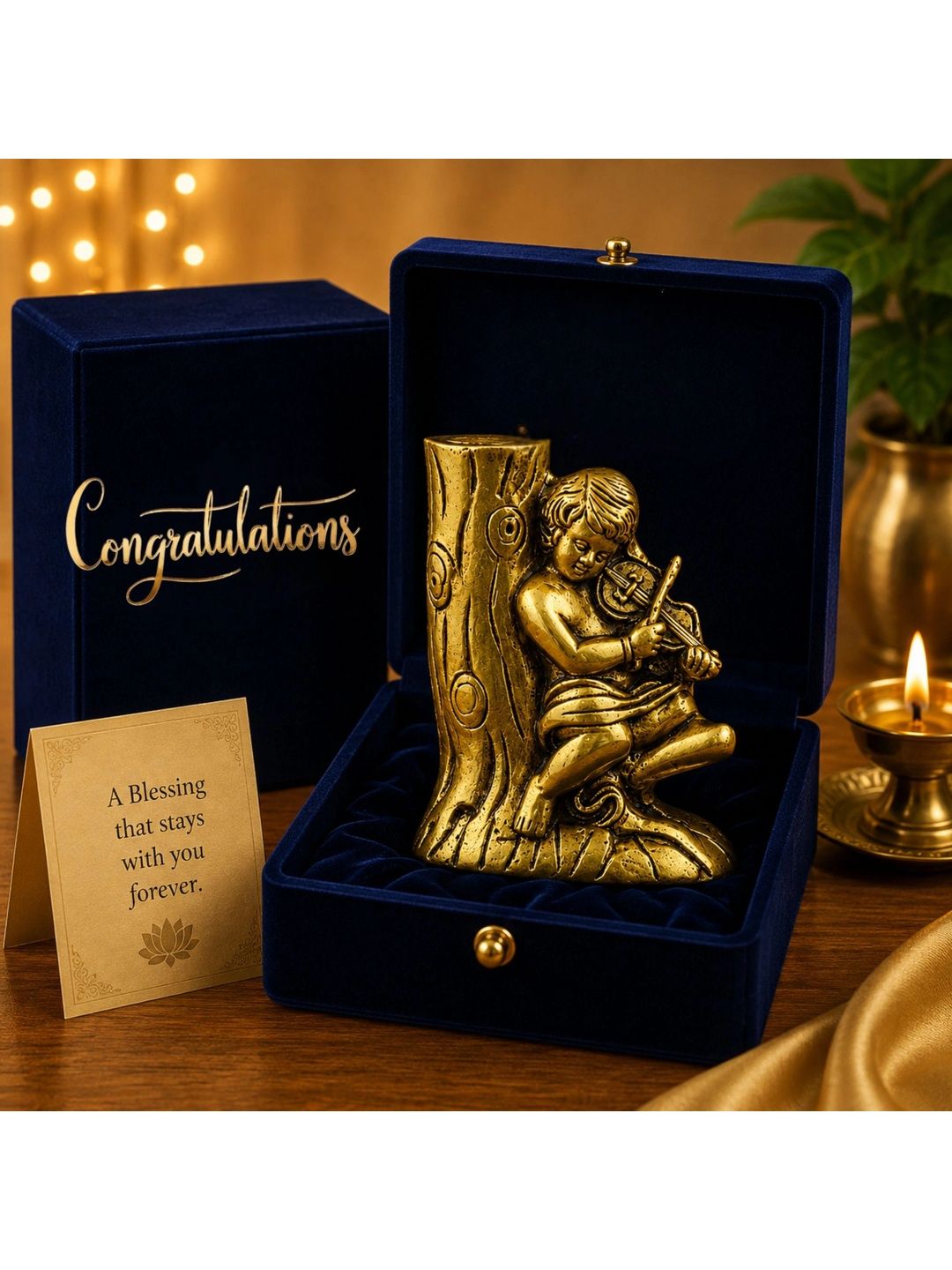 INTERNATIONAL GIFT Gold-Toned Religious Figurine Showpiece-picture-10