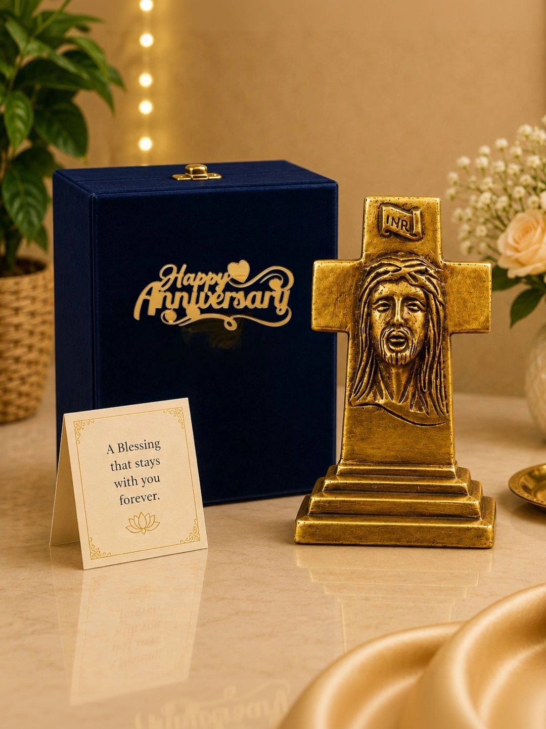 INTERNATIONAL GIFT Gold-Toned Religious Figurine Showpiece-picture-13