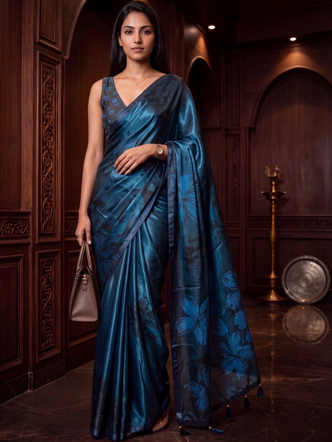 parvati fabrics limited floral saree