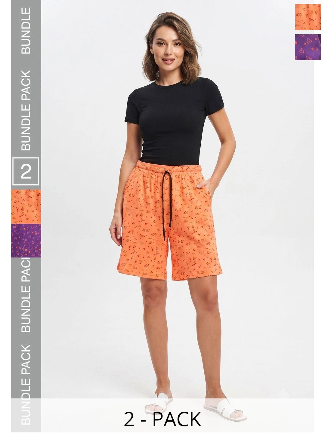 BAESD Women Floral Printed High-Rise Shorts-picture-31