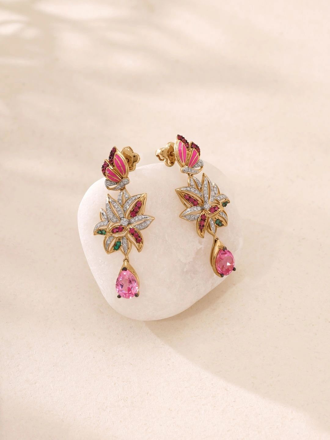 Mia by Tanishq 14KT Gold Earring With 0.415 CT Natural Diamond-6.012 g-picture-38
