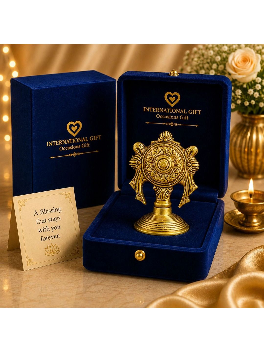 INTERNATIONAL GIFT Gold-Toned Religious Figurine Showpiece-picture-22