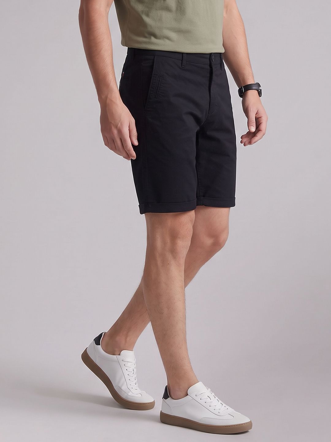Louis Philippe Sport Men Slim Fit Shorts-picture-21