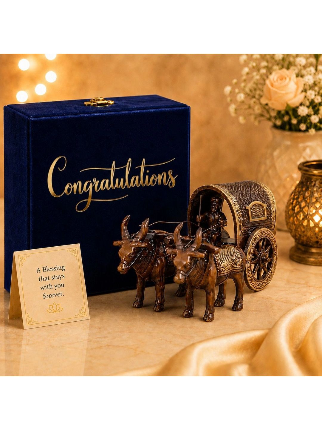 INTERNATIONAL GIFT Gold-Toned Religious Figurine Showpiece-picture-9