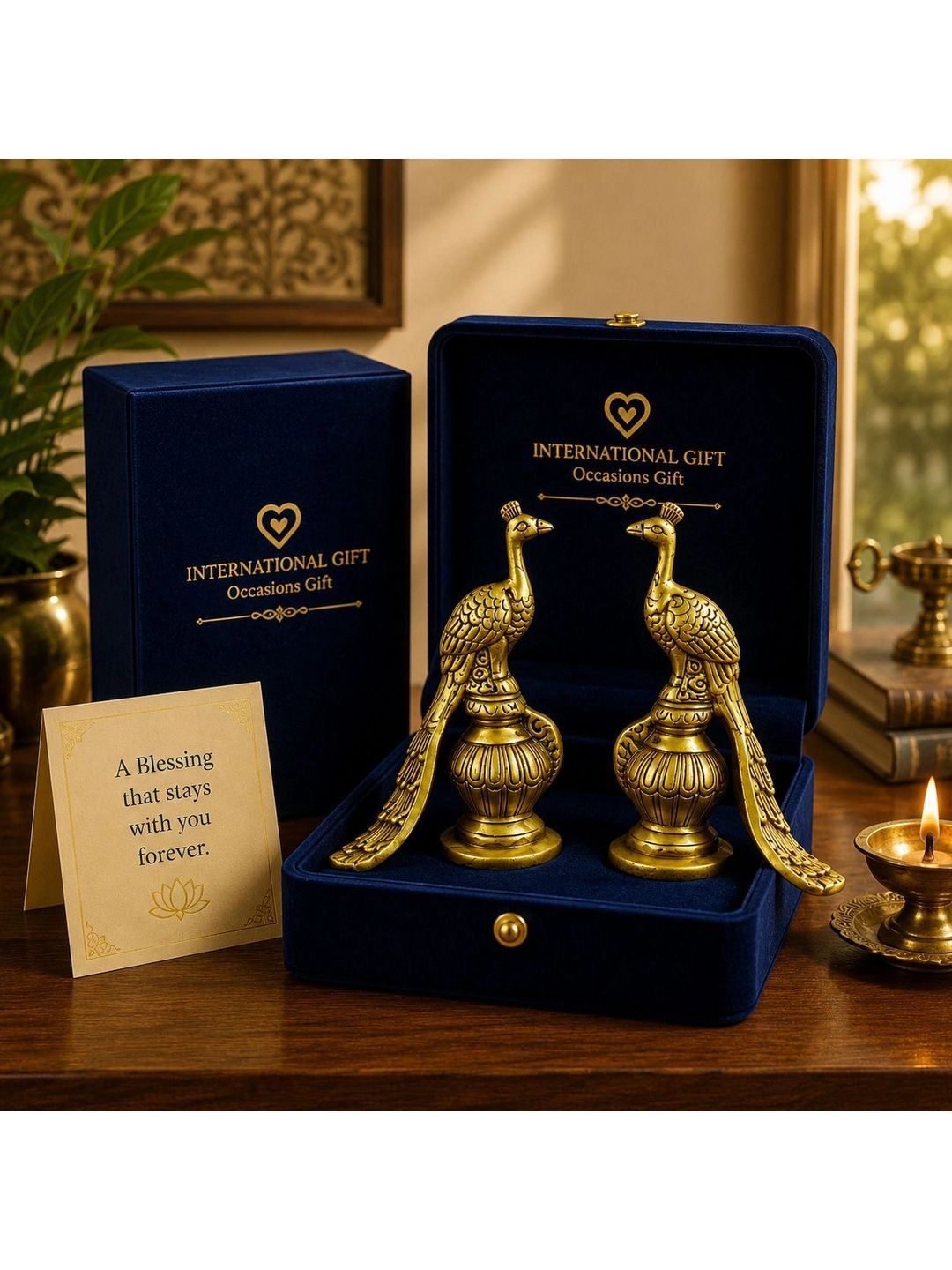 INTERNATIONAL GIFT Gold-Toned Religious Figurine Showpiece-picture-38
