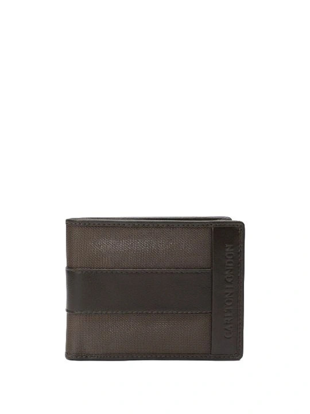 Carlton London Men Textured Leather Two Fold Wallet-picture-23