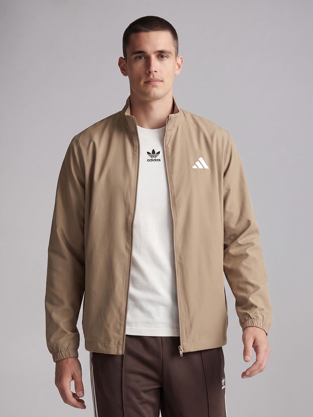 ADIDAS Brand Logo Sporty Jacket