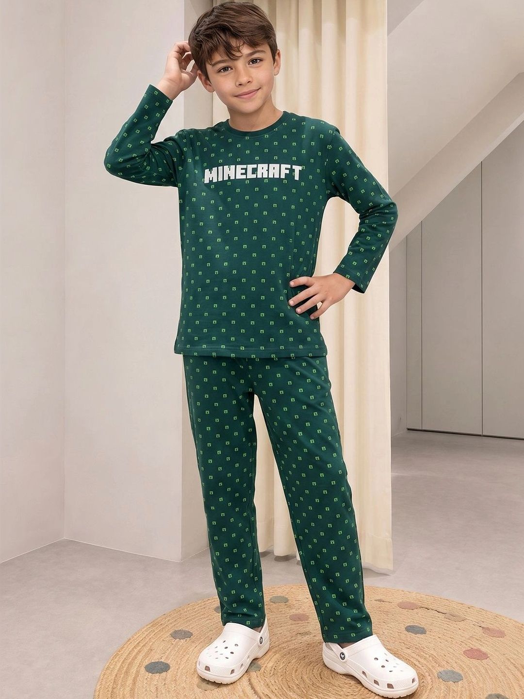 Lil Tomatoes Boys Printed Night suit-picture-41
