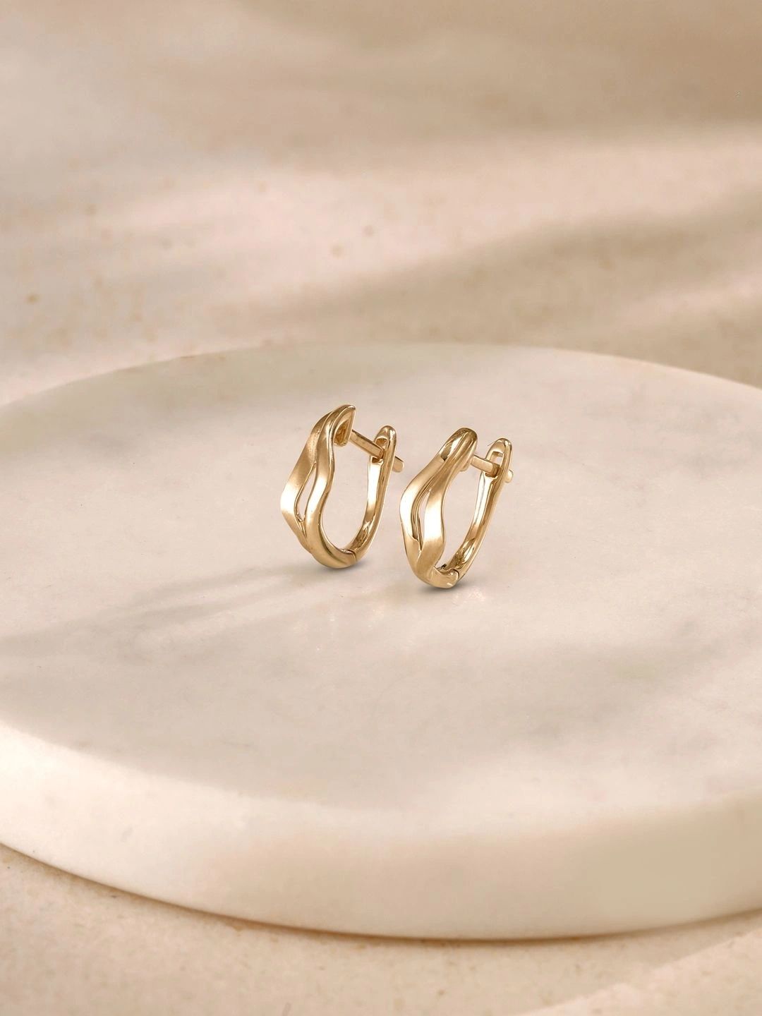 Mia by Tanishq 14 Kt Gold Earrings - 2.234 g-picture-28