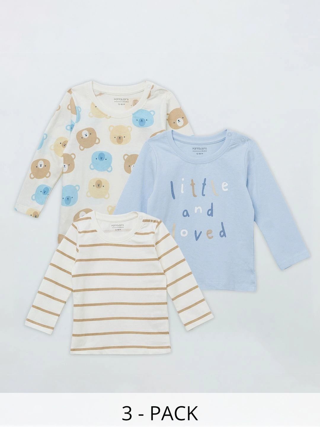 Pantaloons Baby Boys 3 Printed T-shirt-picture-28