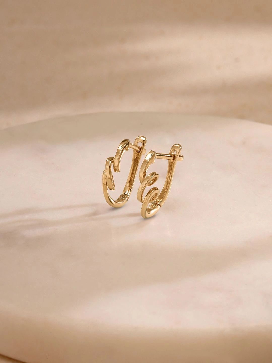 Mia by Tanishq 14 Kt Gold Earrings - 1.612 g-picture-38