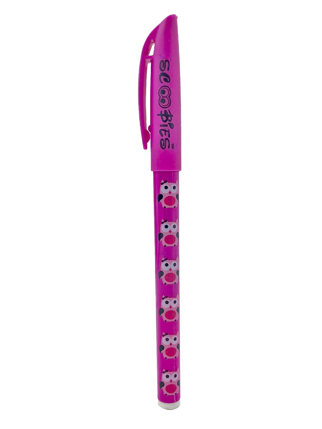 SCOOBIES Unisex Kids Pink Owl Printed Gel Pen-picture-18