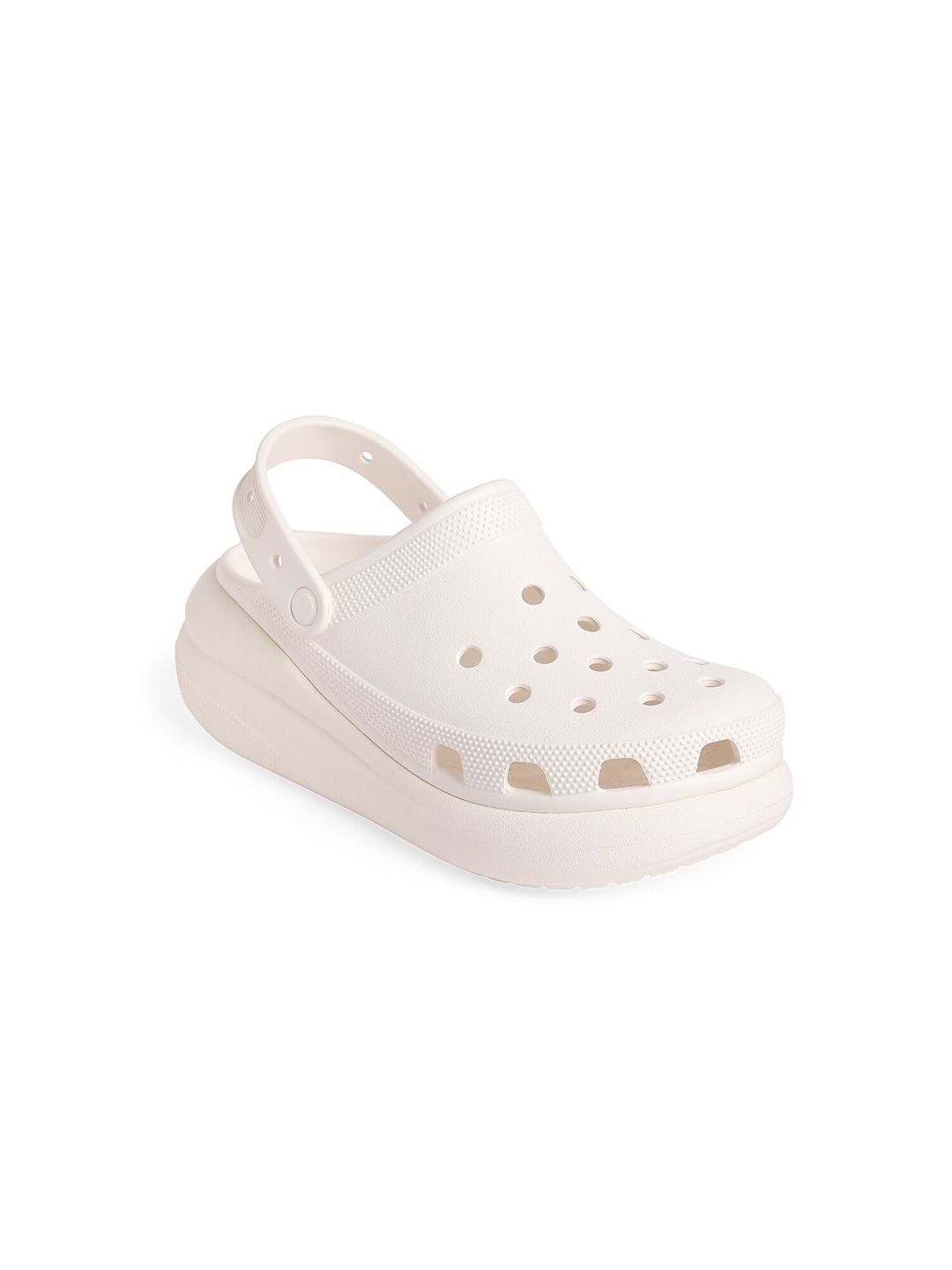Crocs Unisex White Clogs Sandals-image-28