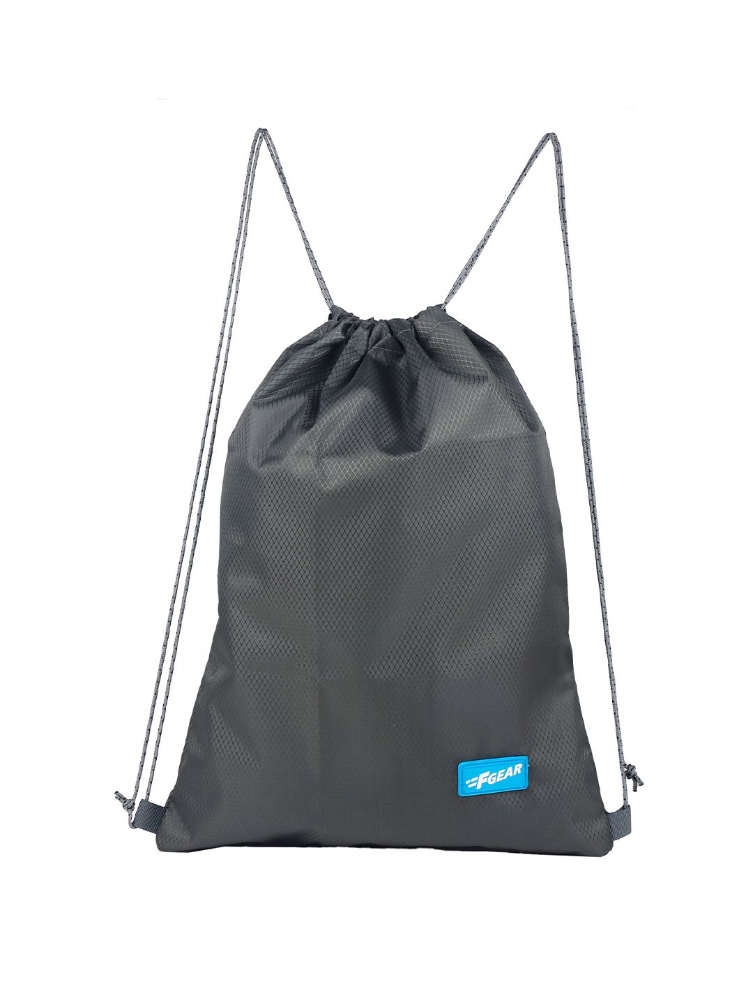 F Gear Unisex Black String V2 Textured Backpack-image-6