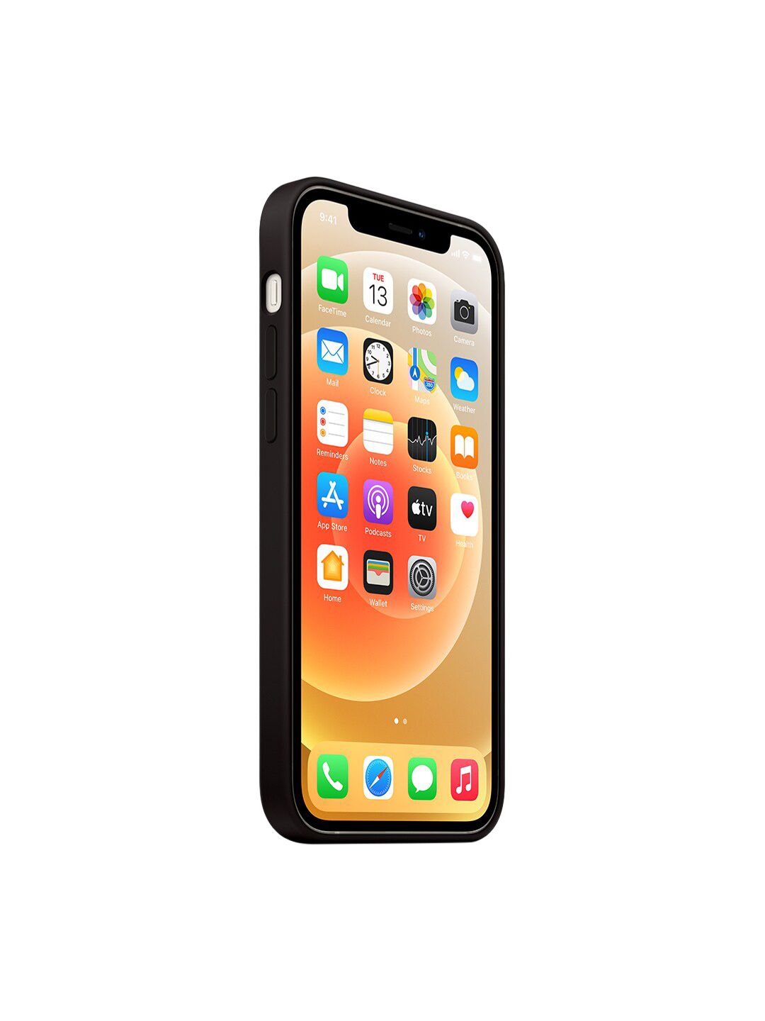 TREEMODA Black Solid iPhone 14 Pro Back Case-picture-40