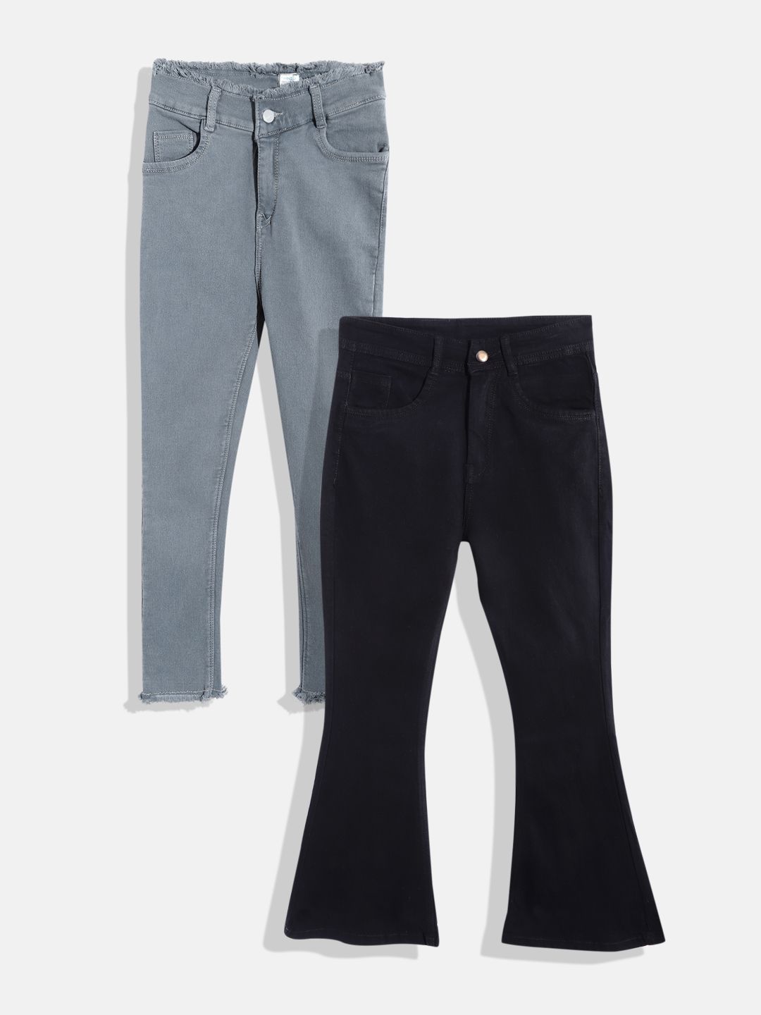 MANZON Girls Pack of 2 Slim Fit Stretchable Jeans-picture-52