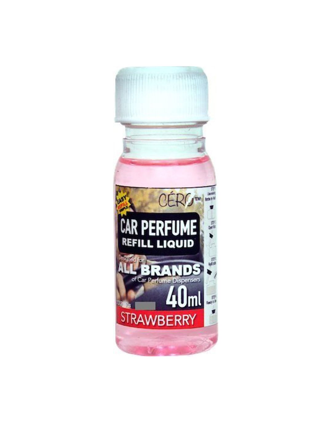 CERO Strawberry Car Perfume Refill Liquid Vaporiser Machines 100 ml-picture-4