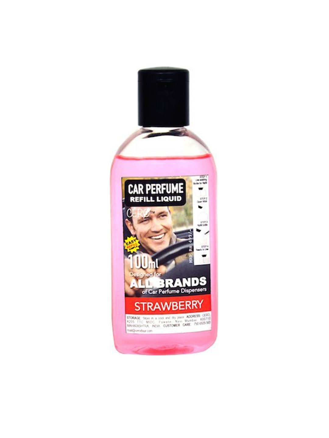 CERO Strawberry Car Perfume Refill Liquid Vaporiser Machines 100 ml-picture-43