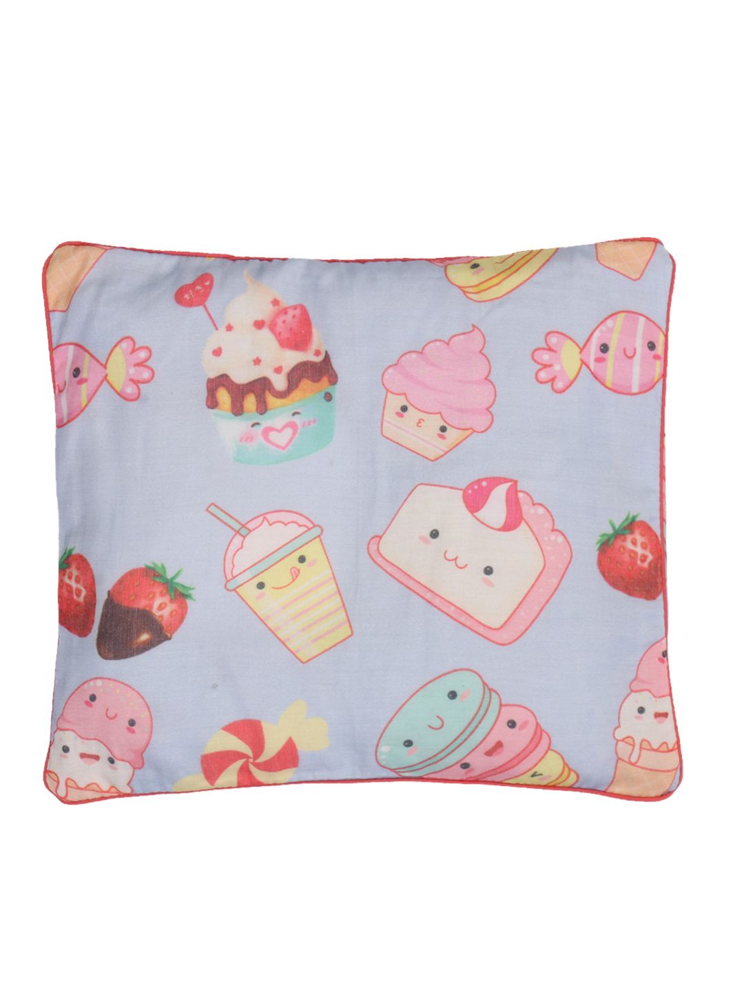 EnfanceKids Blue Cotton Printed Pillows-image-5