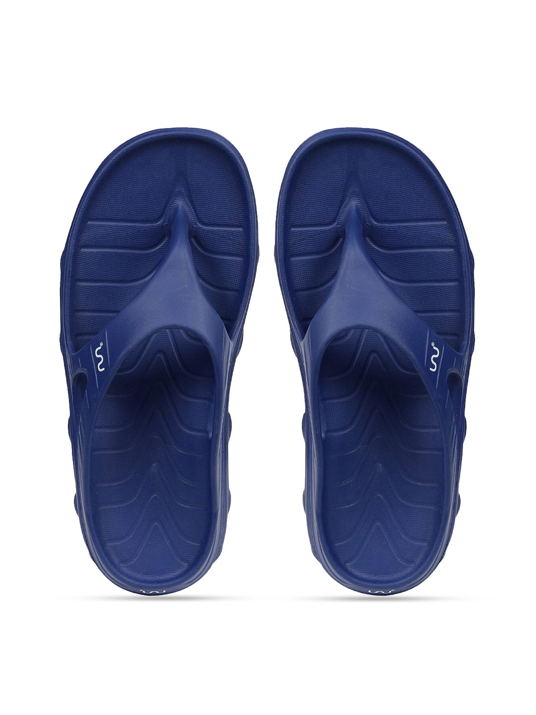 Buy Doubleu Doubleu Men Blue Rubber Thong Flip Flops at Redfynd