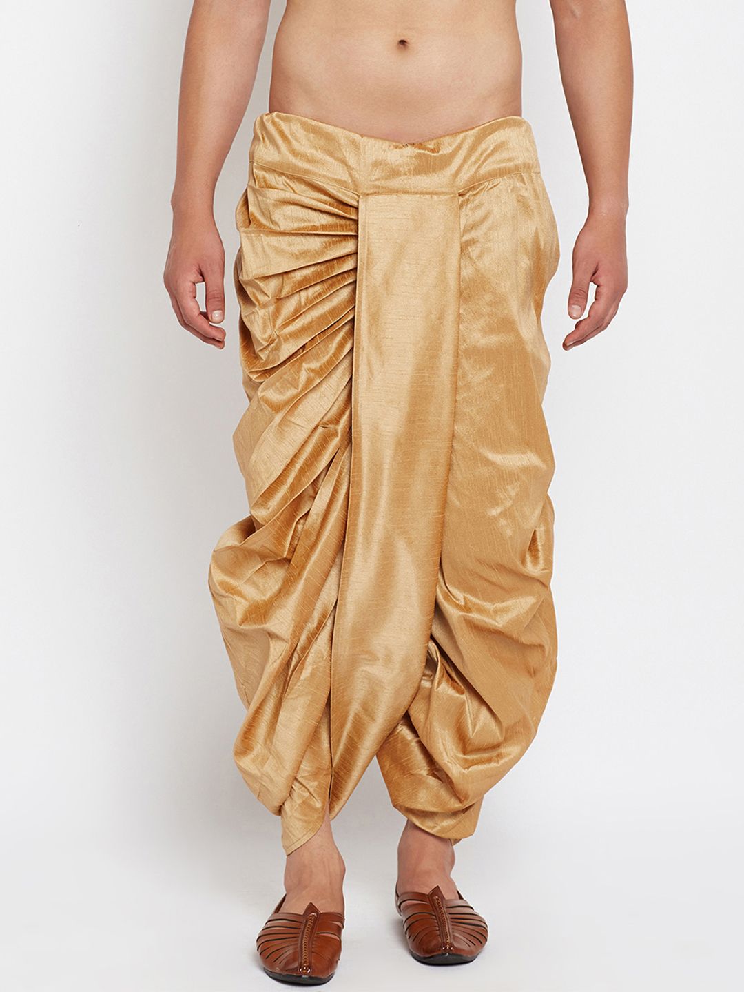 SOJANYA Gold-Toned Dhoti Pants-picture-31