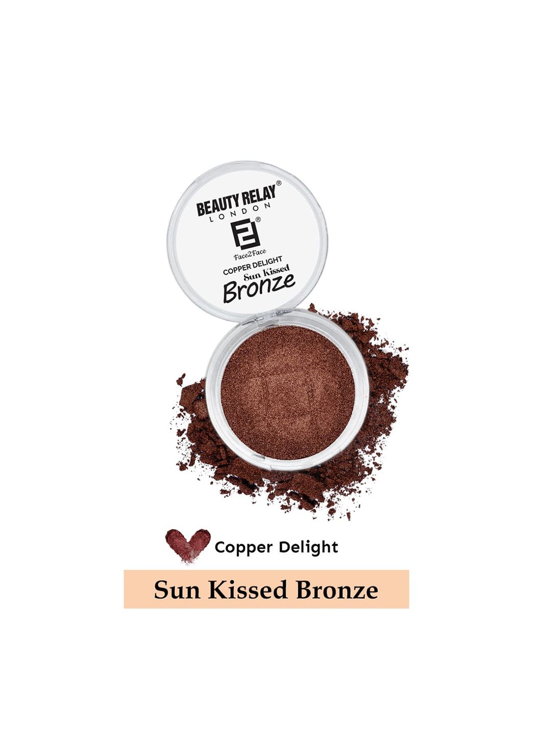 BeautyRelay London Sun Kissed Bronze Palette Instant Bronzed Glow - Copper Delight 12 g-picture-34