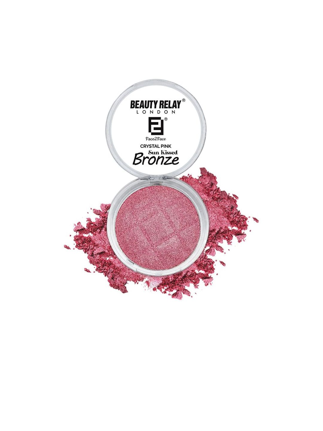 BeautyRelay London Sun Kissed Bronze Palette Instant Bronzed Glow - Crystal Pink 12 g-picture-23