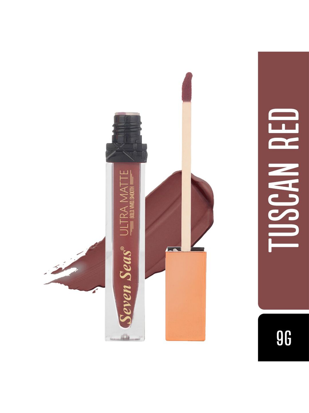 Seven Seas Transfer-Proof Ultra Matte Liquid Lipstick 9 g - Tuscan Red-picture-34