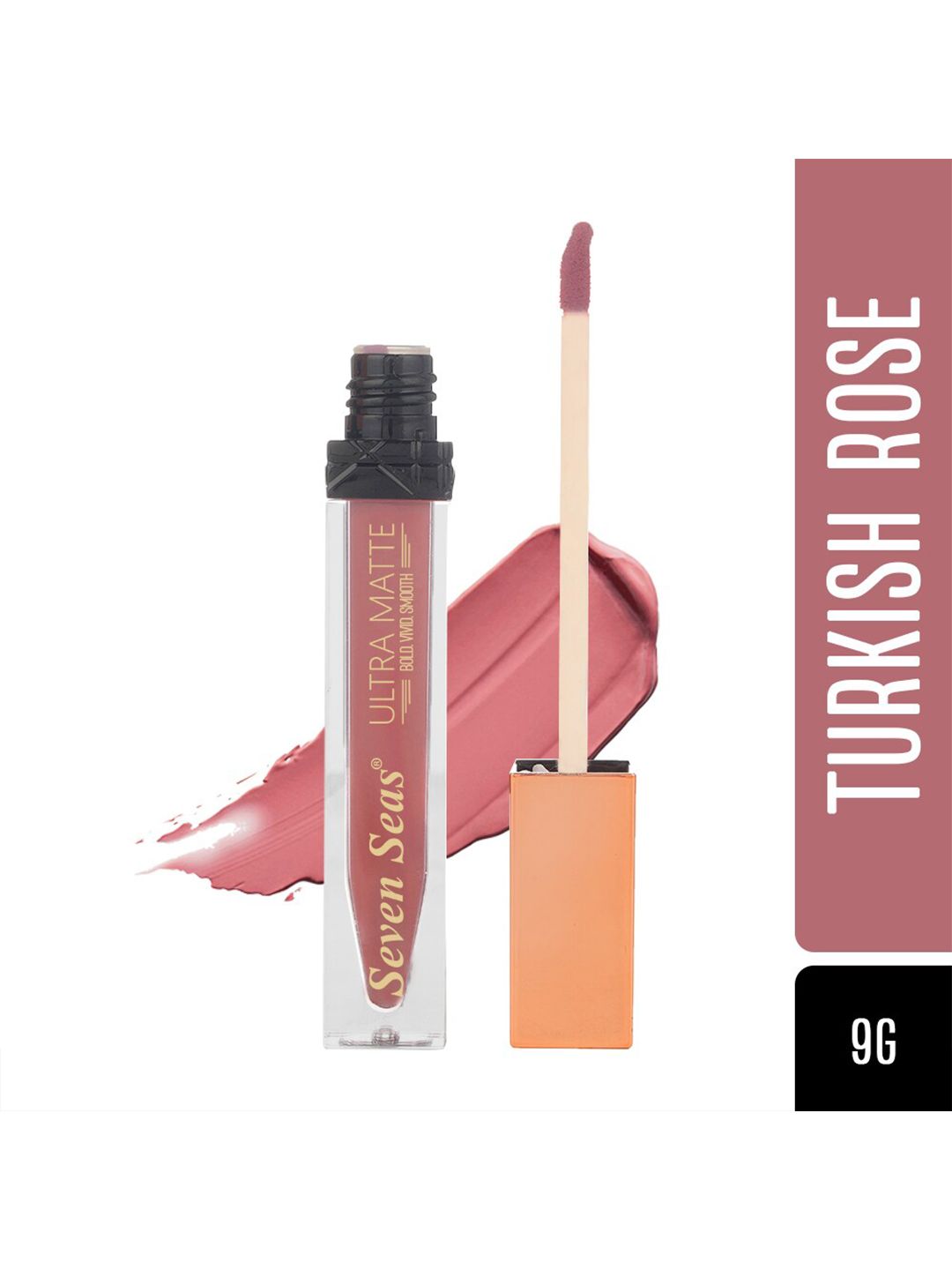 Seven Seas Transfer-Proof Ultra Matte Liquid Lipstick 9 g - Turkish Rose-picture-10