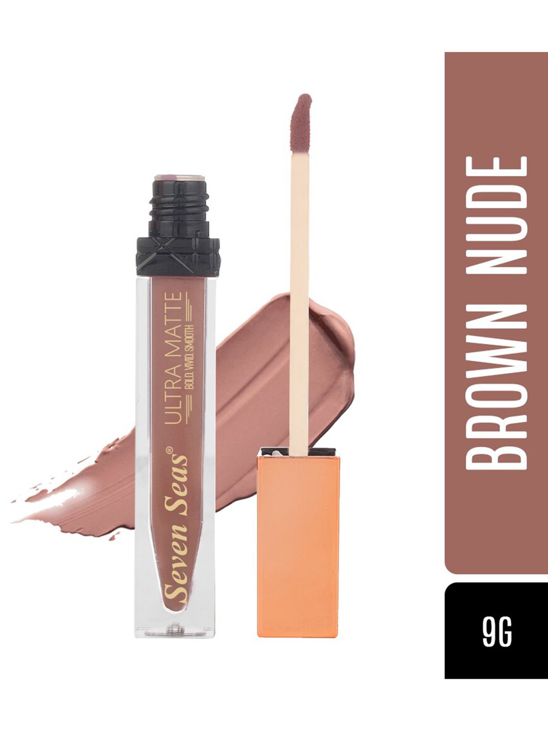 Seven Seas Transfer-Proof Ultra Matte Liquid Lipstick 9 g - Brown Nude-picture-20