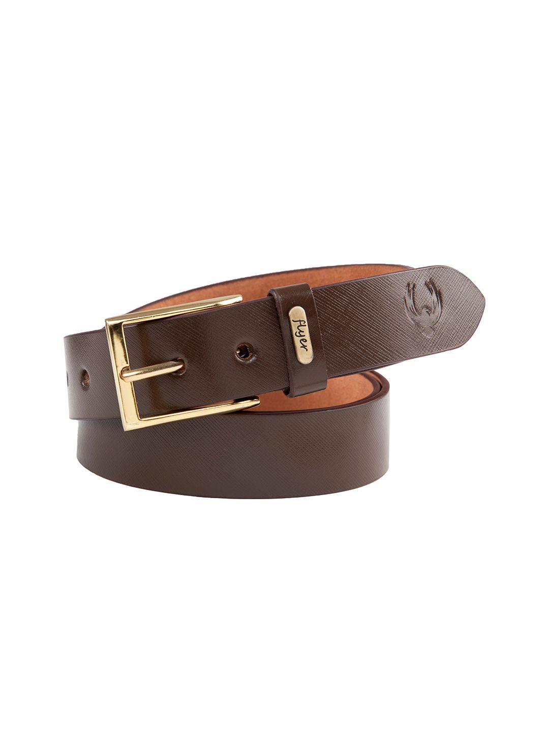 Flyer Men Brown Leather Formal Belt-picture-23