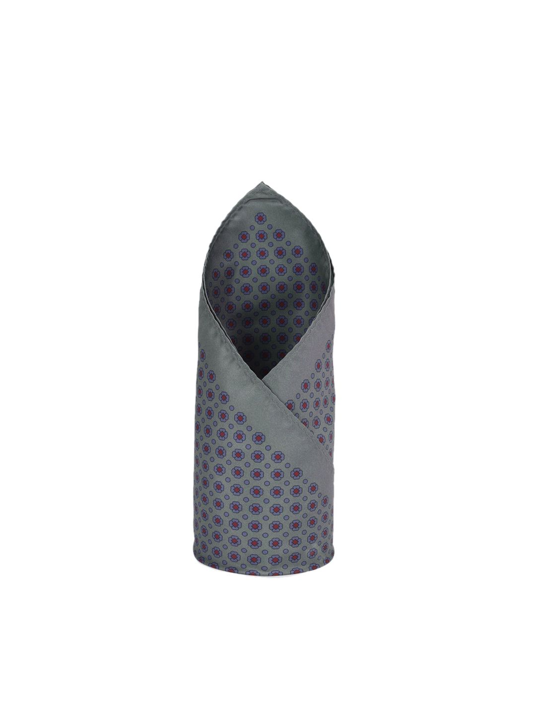 Peter England Men Grey Printed Pocket Square-picture-27