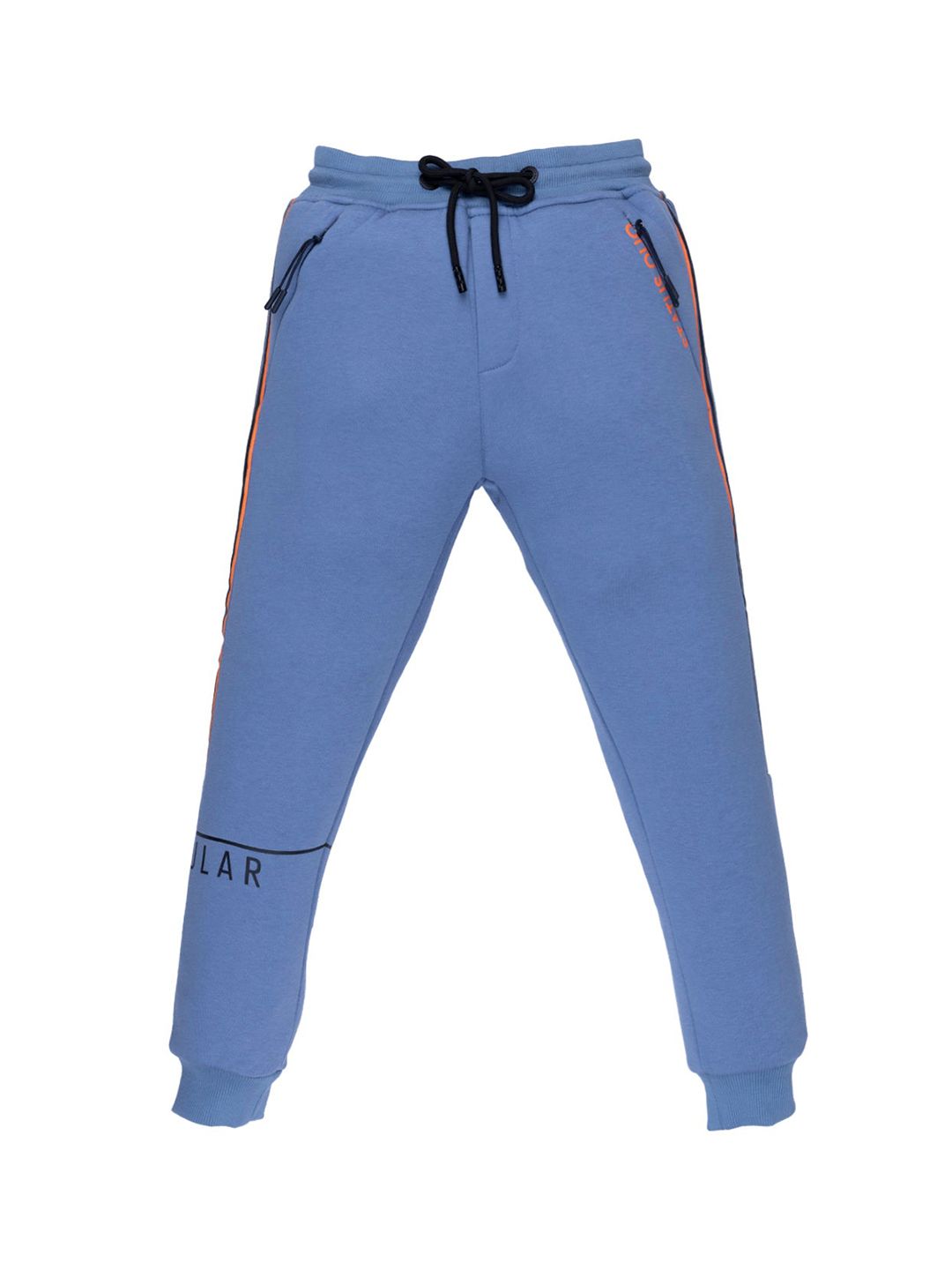 Status Quo Boys Blue Printed Joggers-picture-52