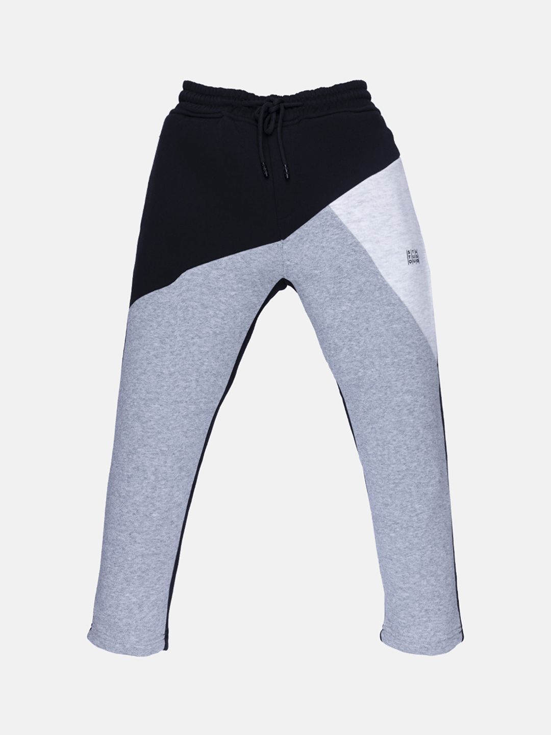 Status Quo Boys Black & Grey Printed Pure Cotton Track Pants-picture-15