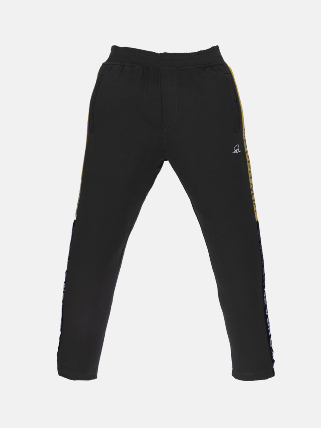 Status Quo Boys Olive Green Solid Cotton Track Pants-picture-50