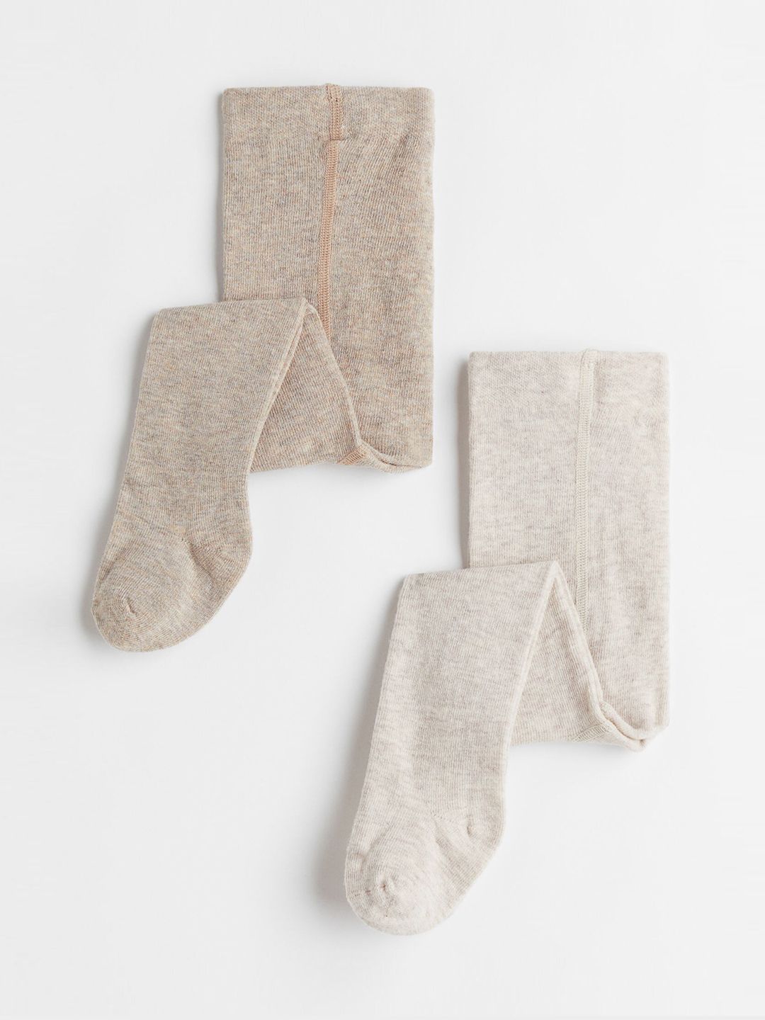 H&M Girls Pack Of 2 Solid Tights-picture-51