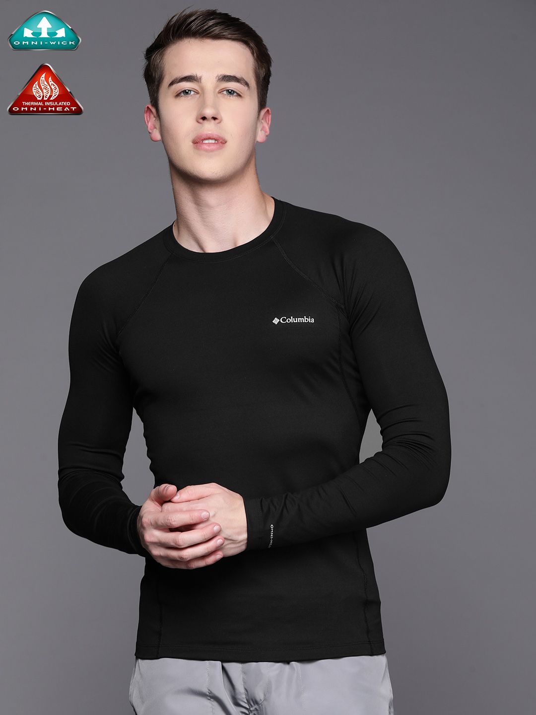 Columbia Solid Stretchable Thermal Top-picture-14