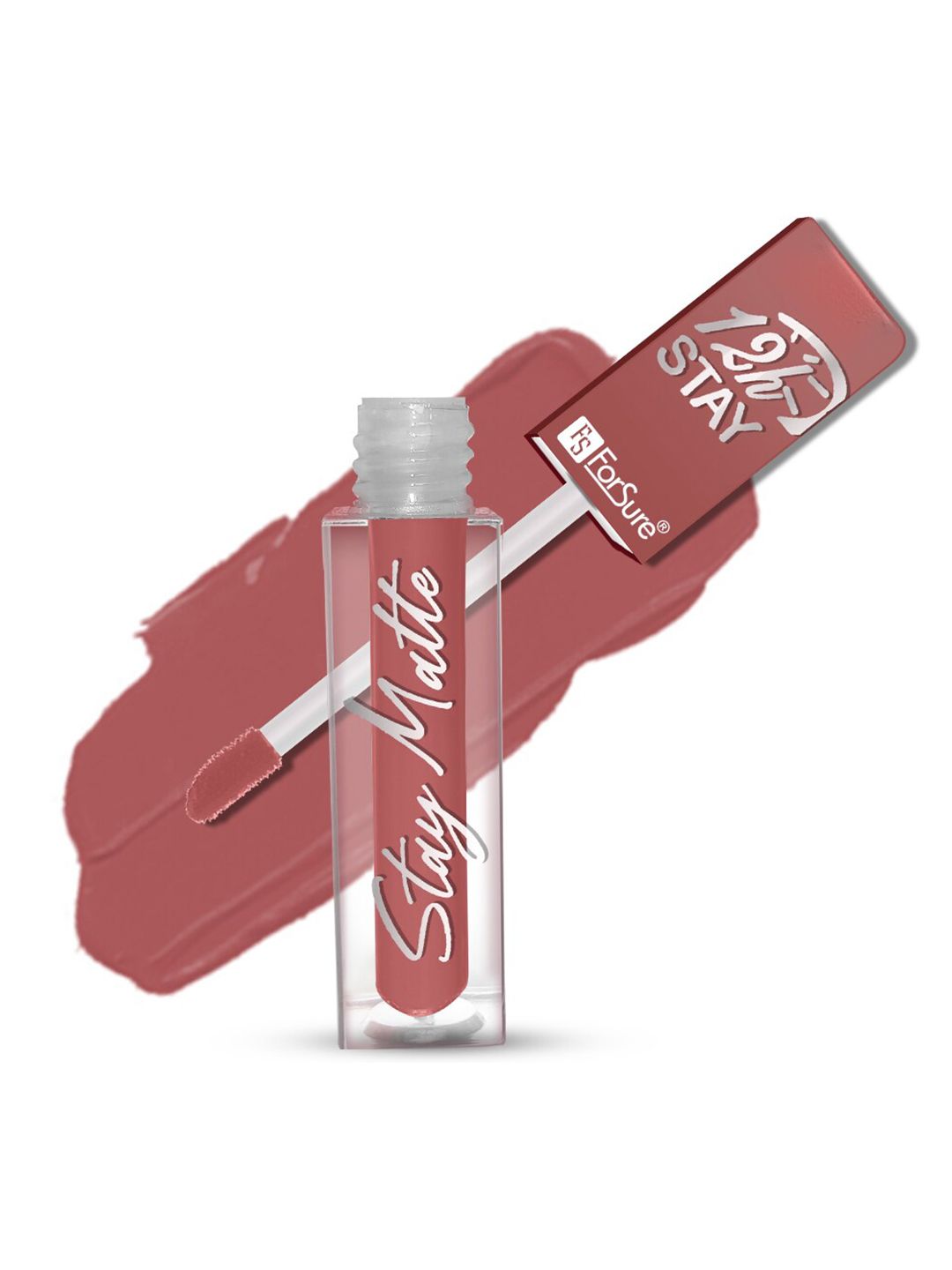 ForSure Non Transfer Liquid Matte Mini Lipstick 2.5ml-Adorable Nude-image-2