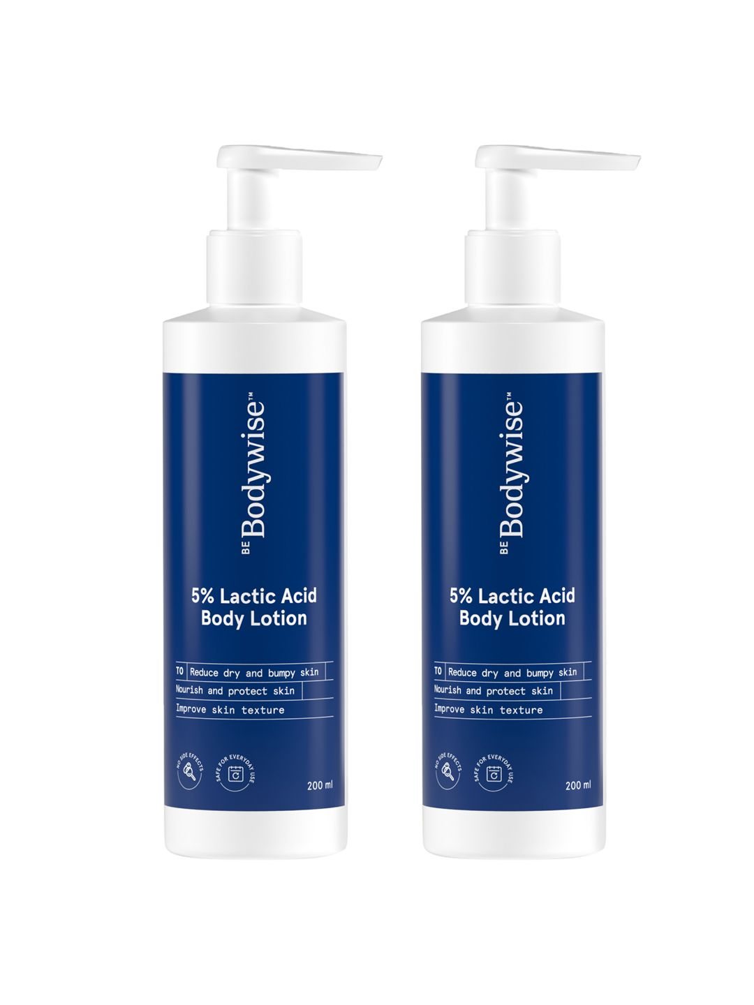 Be Bodywise Set of 2 5% Lactic Acid Body Lotion for Improving Skin Texture - 200ml each-image-24