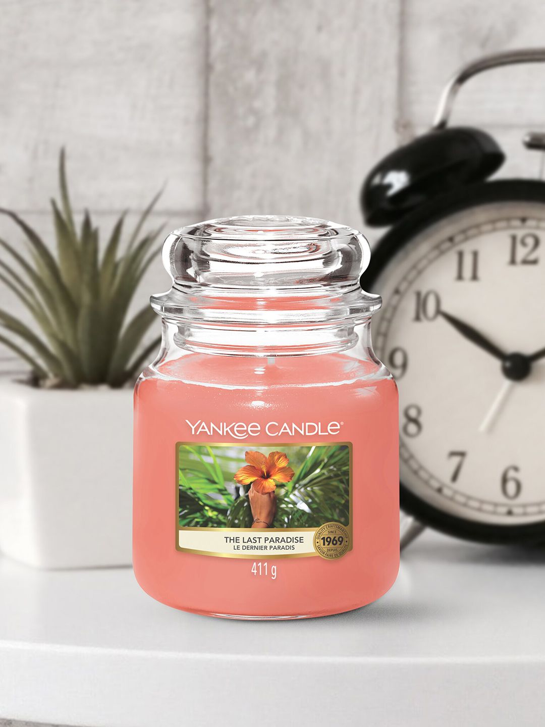 YANKEE CANDLE Orange Solid Solid Medium Scented Candle Jar - The Last Paradise-image-26