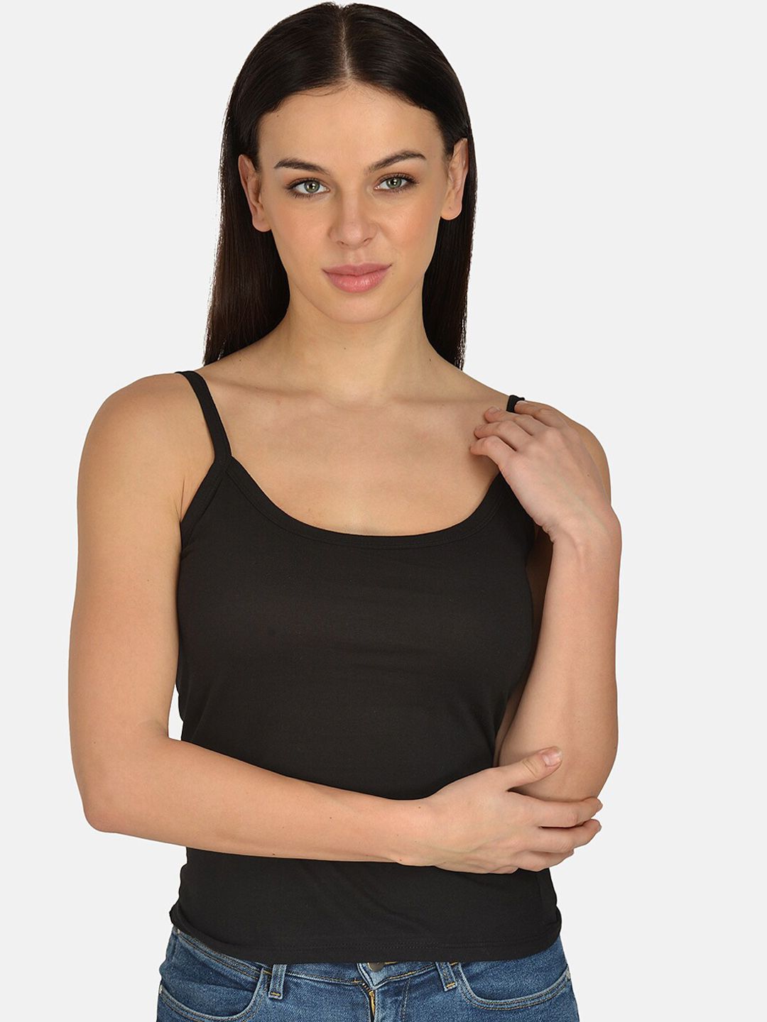 mod & shy Women Black Solid Camisole-picture-21
