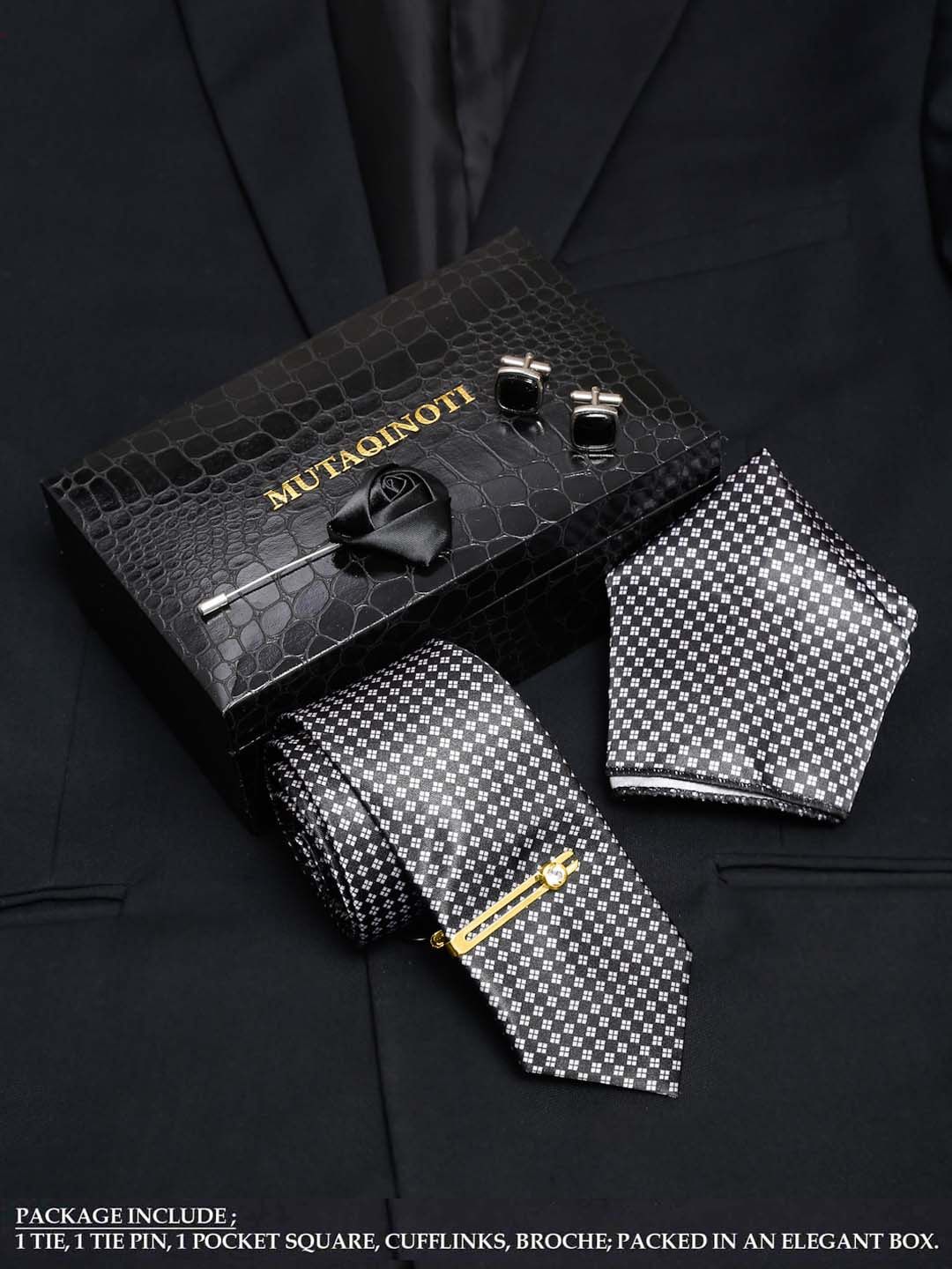 MUTAQINOTI Men Necktie Accessory Gift Set-picture-40