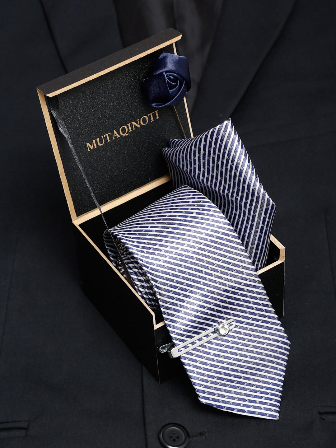 MUTAQINOTI Men Necktie Accessory Gift Set-picture-34