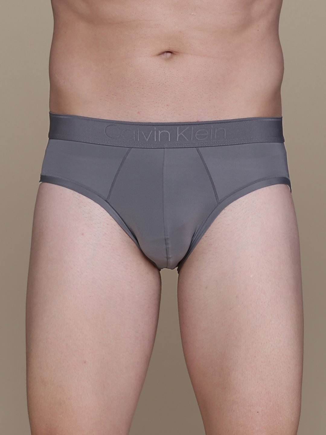 Calvin Klein Underwear Men Grey Solid Hipster Briefs NB29065GS-picture-57