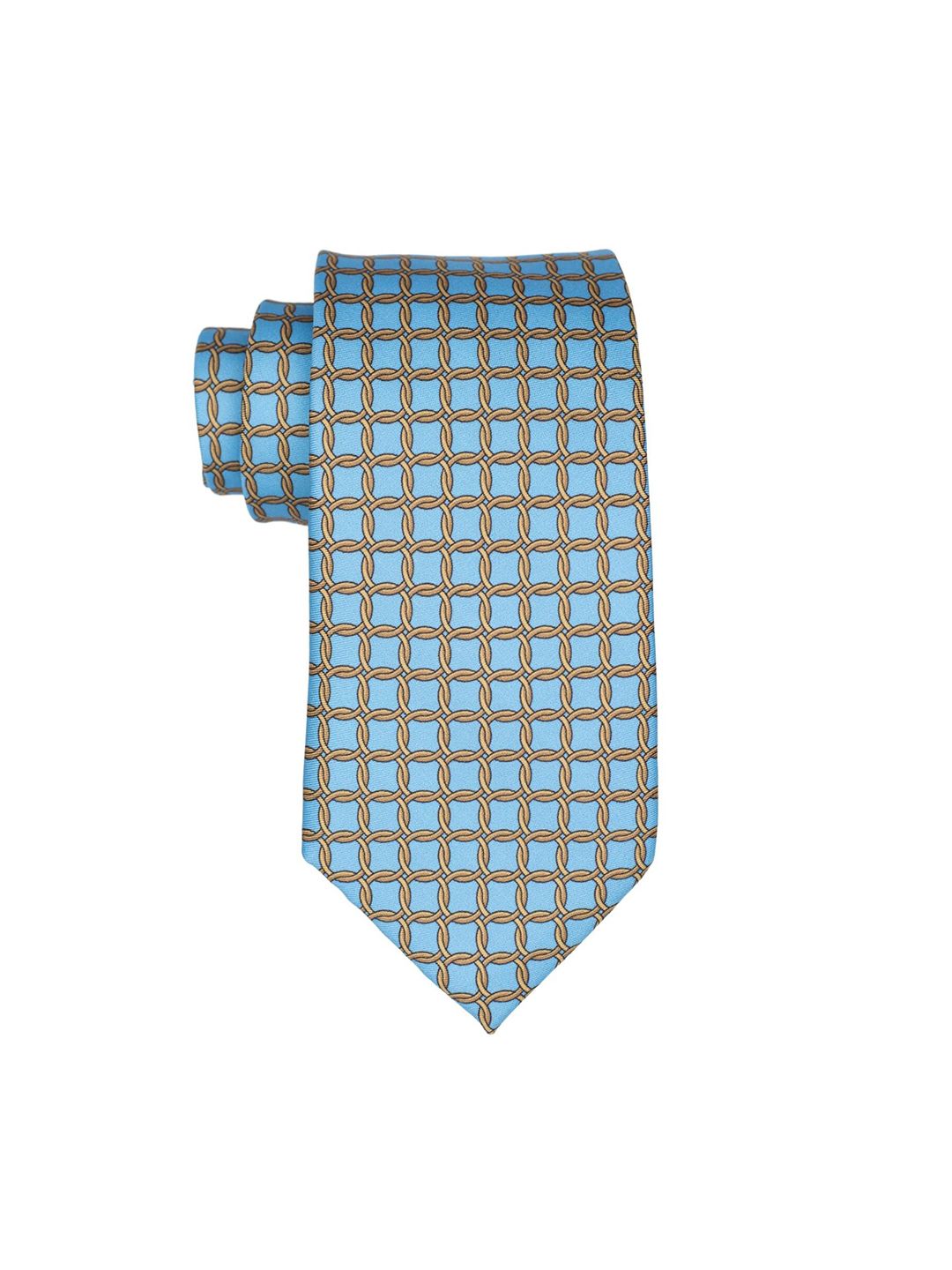The Tie Hub Men Printed Italian Silk Necktie-image-38